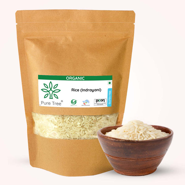 Organic Indrayani Rice | White | Gluten Free