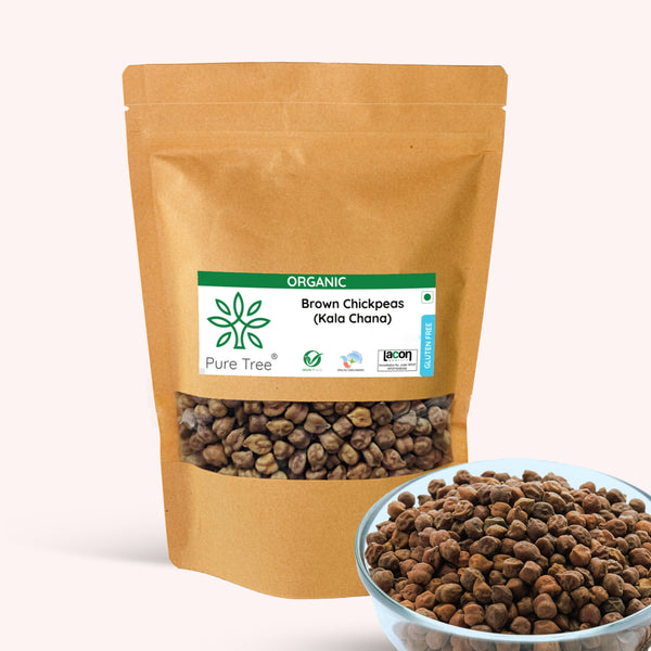 Certified Organic Brown Chickpeas | Kaala Chana