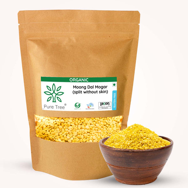 Organic Moong Split without Skin | Yellow Moong Dal Split | Dhuli Moong Dal | Organic Moong Dal Yellow | Moong Dal Dhuli
