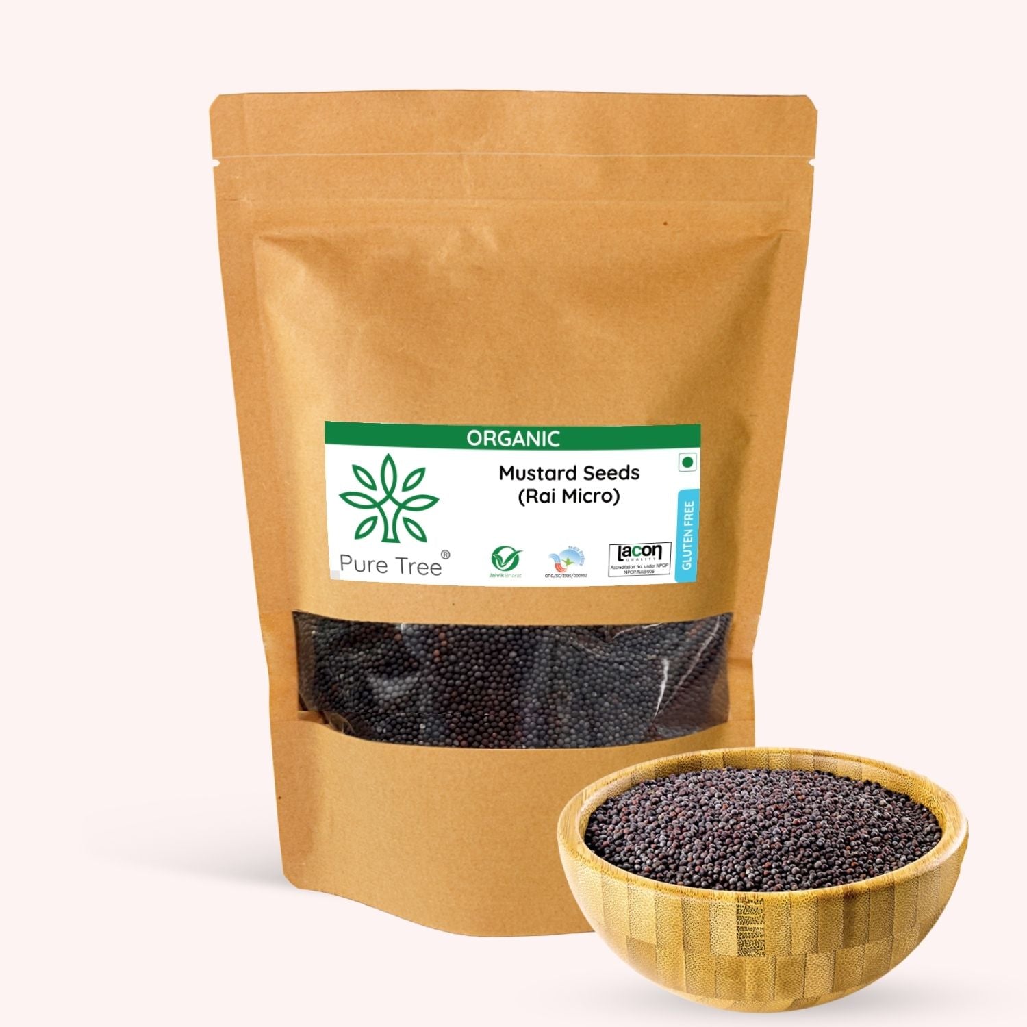 Certified Organic Small Mustard Seeds | Rai – Puretree Foods