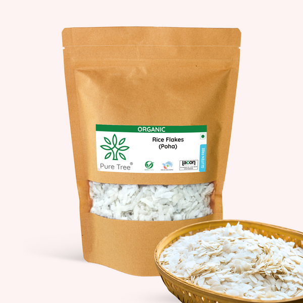 Certified Organic Flatten Rice Thick White | Jada Poha