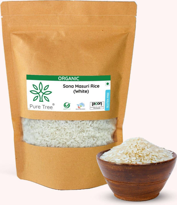 Certified Organic Sona Masoori Rice White