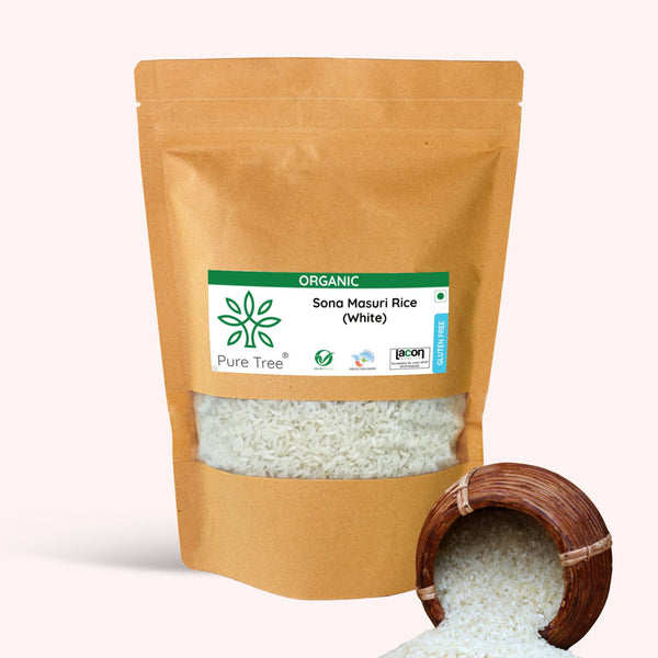 Certified Organic Sona Masoori Rice White