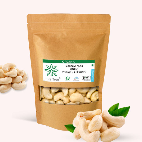 Certified Organic | Cashew Nuts | Kaju | Unsalted