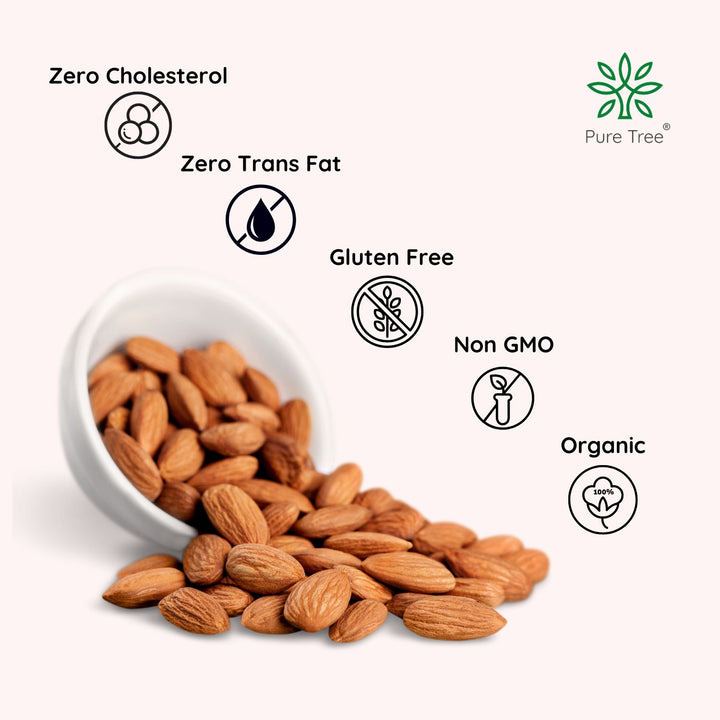 Small Badam Buy Certified Organic Almond Online in India | Pure Tree Foods ...