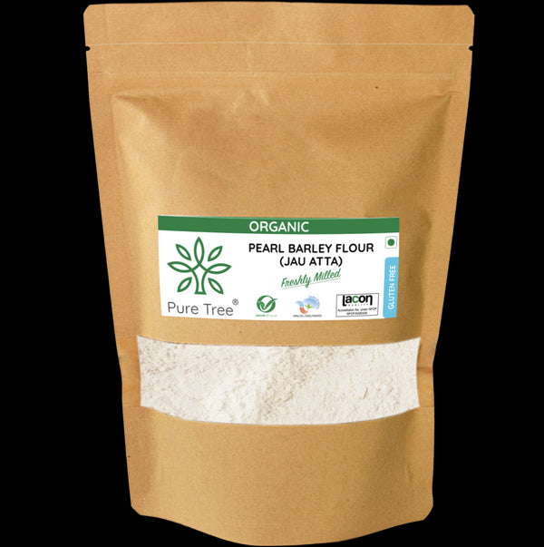 Organic Pearl Barley Flour | Jau Ka Atta | Millet Flour Organic | Low Glycemic Index Pearl Barley Flour Organic | Diabetic Care Atta | Barley Powder