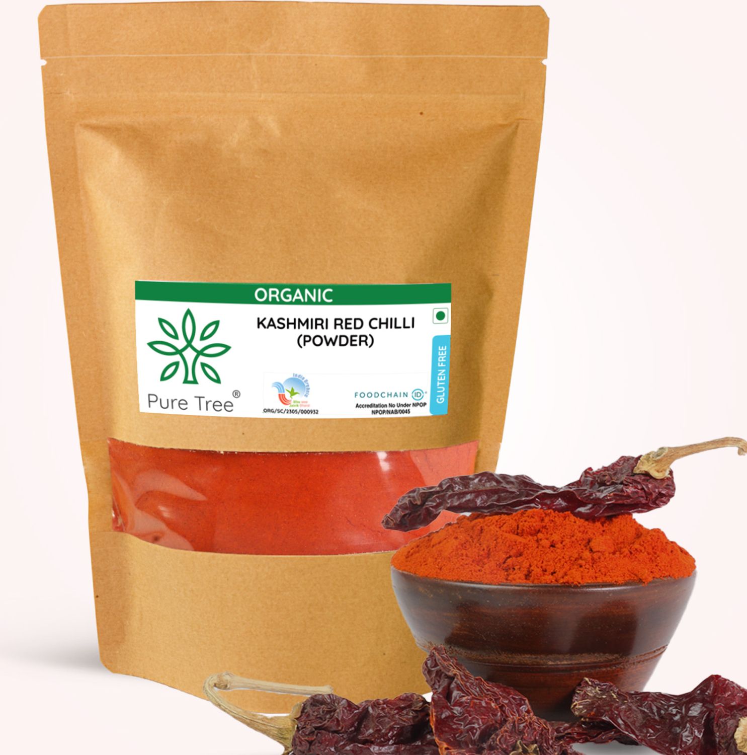 organic kashmiri red chilli powder kashmiri lal mirch powder – Puretree ...