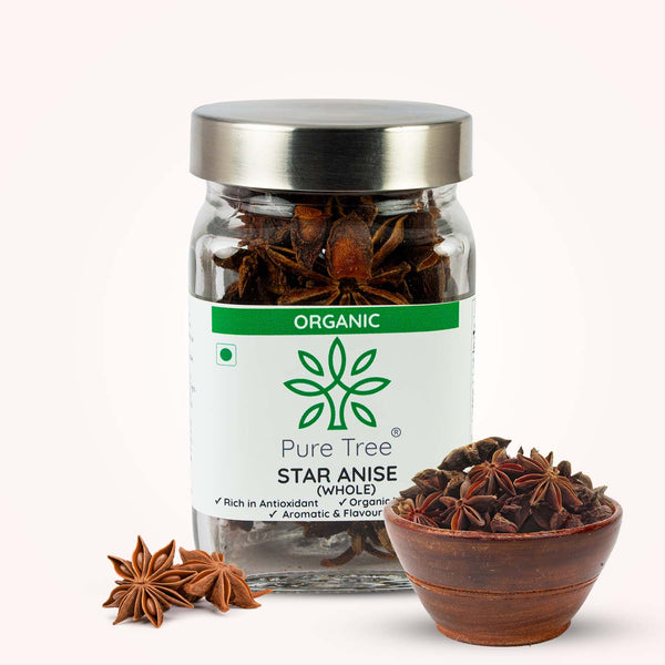 Certified Organic Star Anise Whole | Chakri Phool