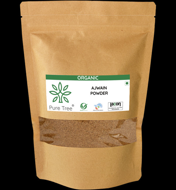 Organic Ajwain Powder | Carom Seed Powder | Ajavain | Omam Powder Gluten-Free | Vamu Seeds | Ajowan | Ayamodakam Seeds Rich In Antioxidants