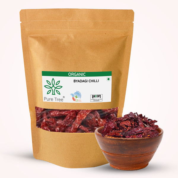 Certified Organic Byadagi Chilli Whole | Byadagi Chilli Whole Stemless