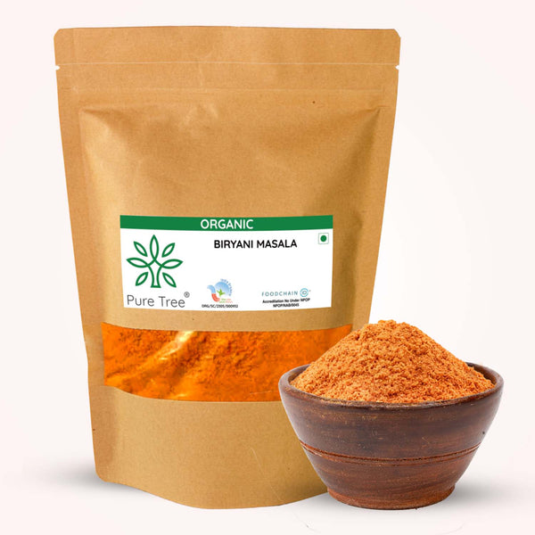 Certified Organic Biryani Masala | Spice Blend for Biryani | Blend of Whole and Ground Spices | Indian Masala Mix Powder