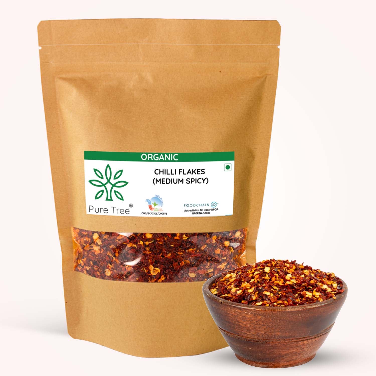 Buy Certified Organic Chilli Flakes Medium Spicy Online in India | Pure ...