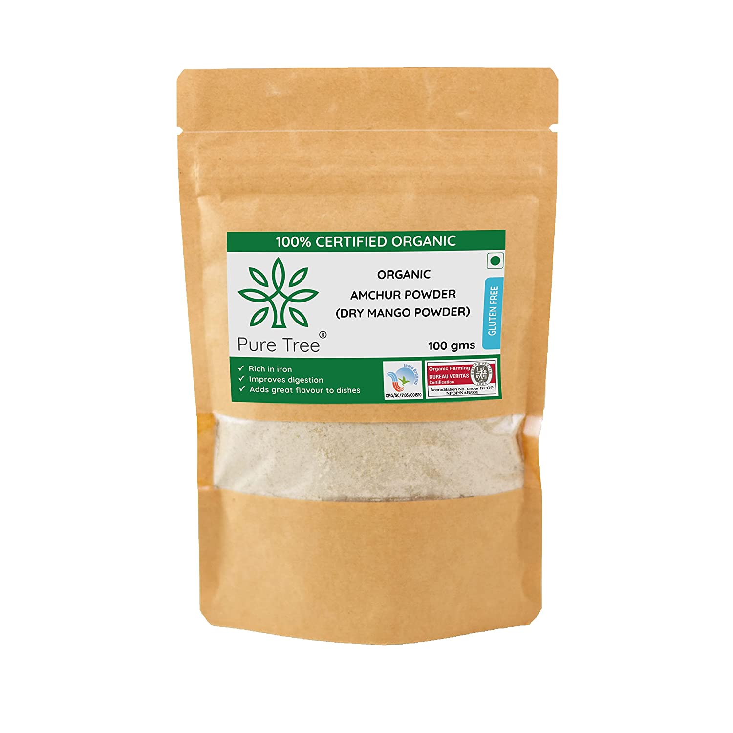 Certified Organic Amchur Powder | Dry Mango Powder – Puretree Foods